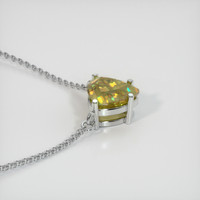 1.05 Ct. Sapphire Necklace, 14K White Gold 3