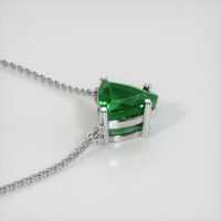 Emerald Necklace 1.42 Ct., 18K White Gold Preview