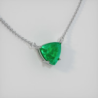Emerald Necklace 1.53 Ct. 18K White Gold Preview