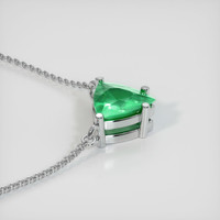 Emerald Necklace 1.54 Ct. 18K White Gold Preview