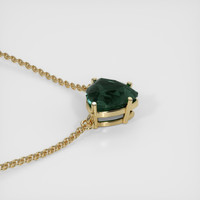 1.65 Ct. Sapphire Necklace, 14K Yellow Gold 3