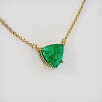 Emerald Necklace 1.53 Ct., 18K Yellow Gold Preview