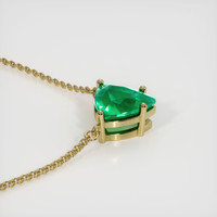 Emerald Necklace 1.53 Ct., 18K Yellow Gold Preview