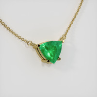 Emerald Necklace 1.54 Ct., 18K Yellow Gold Preview