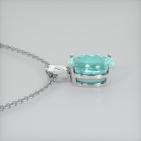 1.82 Ct. Gemstone Pendant, Platinum 950 3