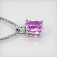 9.13 Ct. Purple Sapphire Pendant, Platinum 950 3