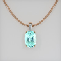 1.82 Ct. Gemstone Pendant, 14K Rose Gold 1