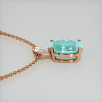 1.82 Ct. Gemstone Pendant, 14K Rose Gold 3