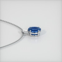 1.17 Ct. Sapphire Pendant, 14K White Gold 3