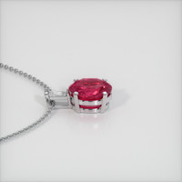 2.06 Ct. Sapphire Pendant, 14K White Gold 3