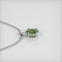 0.49 Ct. Sapphire Pendant, 14K White Gold 3