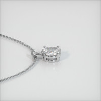 0.92 Ct. Sapphire Pendant, 14K White Gold 3
