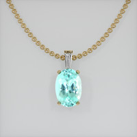 1.82 Ct. Gemstone Pendant, 14K Yellow Gold 1