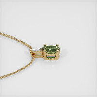 0.49 Ct. Sapphire Pendant, 14K Yellow Gold 3