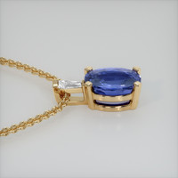 2.06 Ct. Gemstone Pendant, 18K Yellow Gold 3