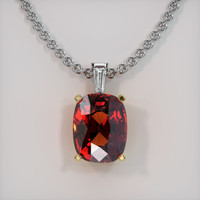 8.03 Ct. Gemstone Pendant, 18K Yellow & White 1