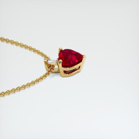 1.25 Ct. Ruby Pendant, 14K Yellow Gold 3