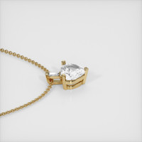 1.03 Ct. Sapphire Pendant, 14K Yellow Gold 3