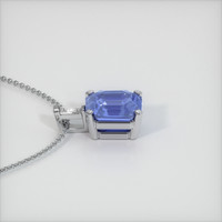 2.08 Ct. Sapphire Pendant, 14K White Gold 3