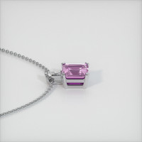 1.31 Ct. Sapphire Pendant, 14K White Gold 3