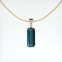 1.81 Ct. Gemstone Pendant, 14K Yellow Gold 1