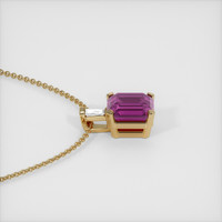 1.14 Ct. Sapphire Pendant, 14K Yellow Gold 3