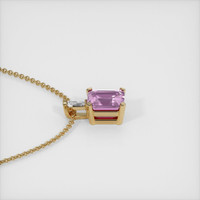 1.31 Ct. Sapphire Pendant, 14K Yellow Gold 3