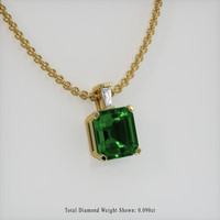 2.07 Ct. Gemstone Pendant, 18K Yellow Gold 2