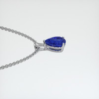 1.65 Ct. Sapphire Pendant, Platinum 950 3