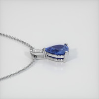 0.45 Ct. Sapphire Pendant, 14K White Gold 3