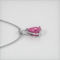 0.78 Ct. Sapphire Pendant, 14K White Gold 3