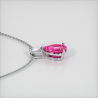 1.24 Ct. Sapphire Pendant, 14K White Gold 3