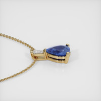 0.45 Ct. Sapphire Pendant, 14K Yellow Gold 3