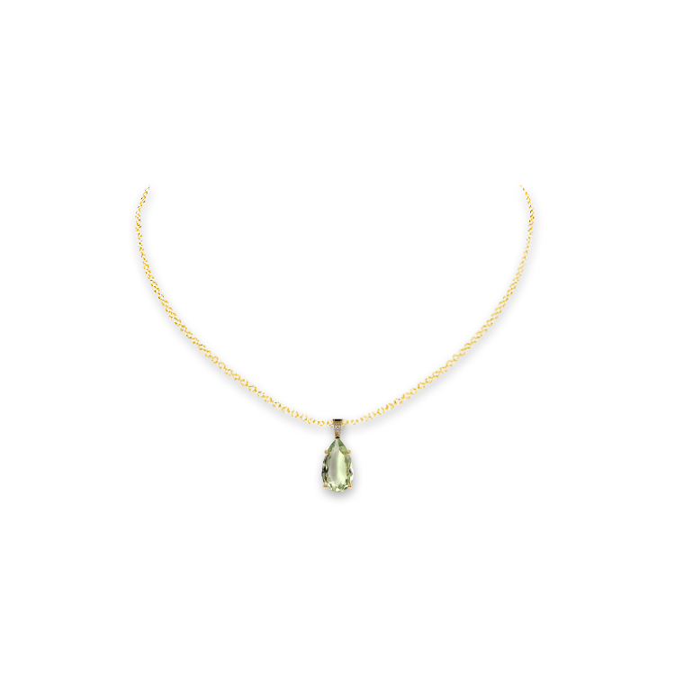 Jewelry image on model