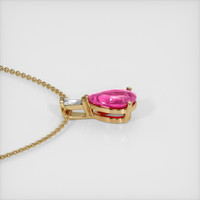 1.24 Ct. Sapphire Pendant, 14K Yellow Gold 3