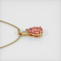 0.83 Ct. Sapphire Pendant, 14K Yellow Gold 3