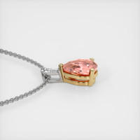 0.83 Ct. Sapphire Pendant, 18K Yellow & White 3