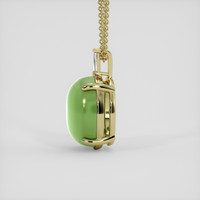 34.79 Ct. Green Jade Pendant, 14K Yellow Gold 3