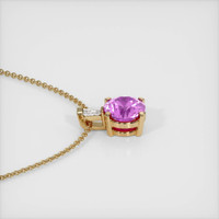 0.72 Ct. Sapphire Pendant, 14K Yellow Gold 3