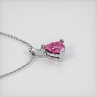 1.09 Ct. Sapphire Pendant, 14K White Gold 3