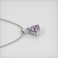 0.98 Ct. Sapphire Pendant, 14K White Gold 3