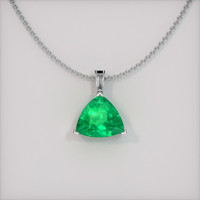 Emerald Pendant 1.54 Ct., 18K White Gold Preview