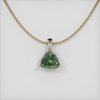 1.33 Ct. Sapphire Pendant, 14K Yellow Gold 1
