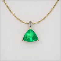 Emerald Pendant 1.54 Ct., 18K Yellow Gold Preview
