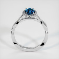 0.89 Ct. Sapphire Ring, Platinum 950 3