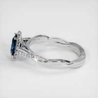 0.89 Ct. Sapphire Ring, Platinum 950 4