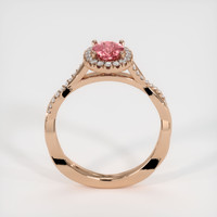 1.07 Ct. Sapphire Ring, 14K Rose Gold 3