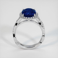 5.75 Ct. Sapphire Ring, 18K White Gold 3
