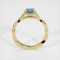 0.48 Ct. Sapphire Ring, 14K Yellow Gold 3