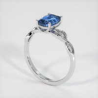 1.22 Ct. Sapphire Ring, Platinum 950 2